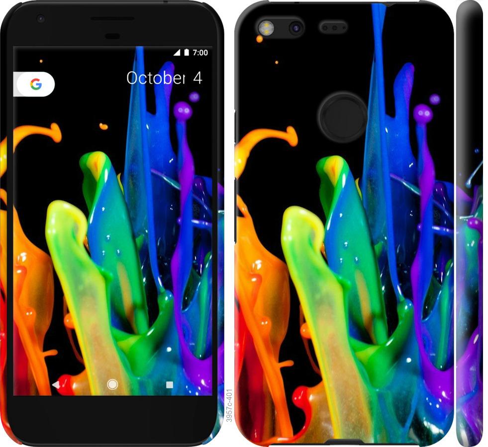 

Чохол на Google Pixel XL бризки фарби