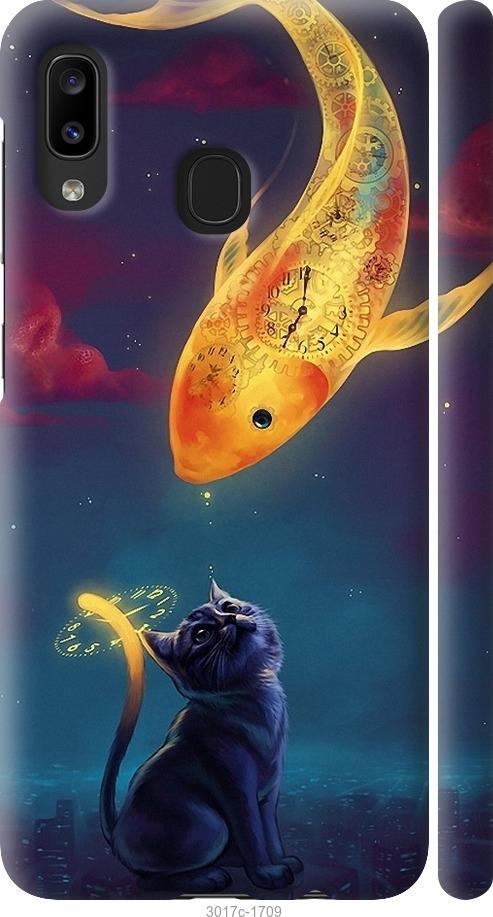 

Чехол на Samsung Galaxy A20e A202F Кошкин сон