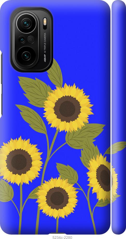 

Чохол на Xiaomi Poco F3 Подсолнухи v2