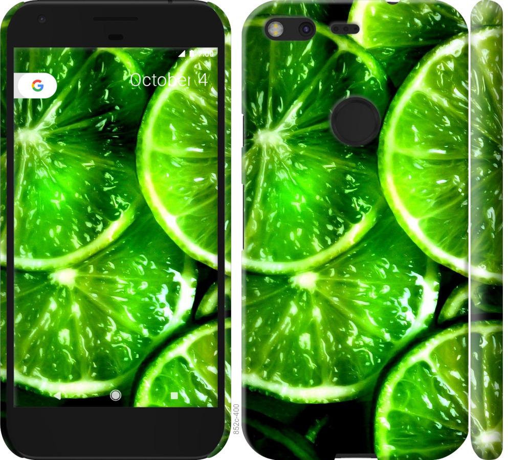 

Чохол на Google Pixel Зелені часточки лимона