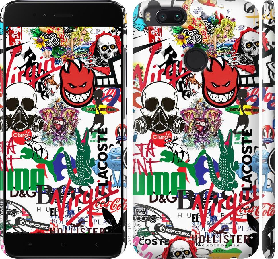 

Чохол на Xiaomi Mi A1 Many different logos