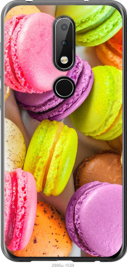 

Чехол на Nokia 6.1 Plus Макаруны