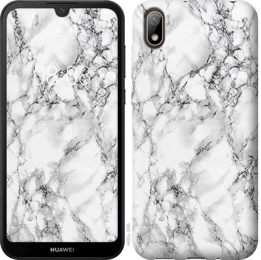 

Чохол на Huawei Y5 2019 мармур білий
