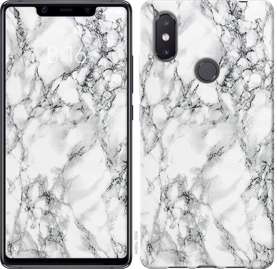 Чохол на Xiaomi Mi8 SE мармур білий