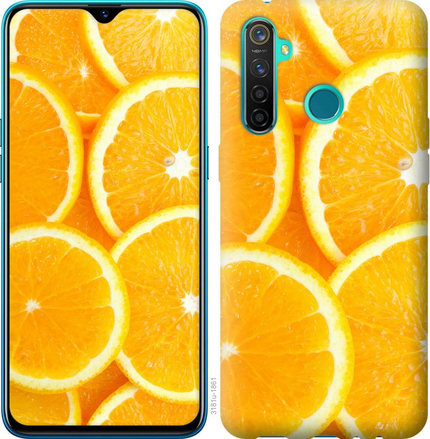 

Чохол на Realme 5 Pro Частки апельсина