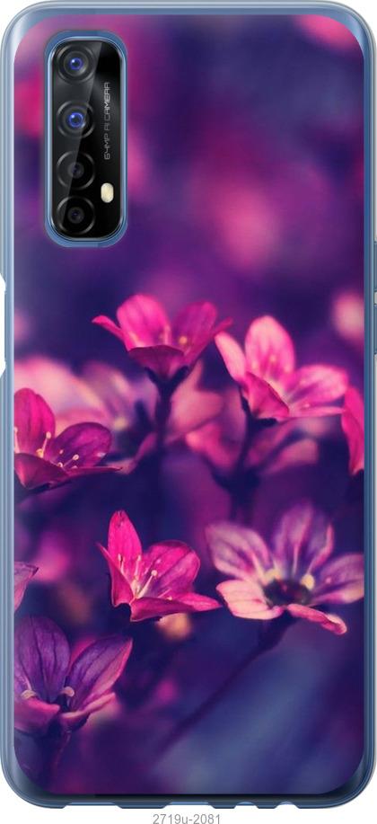 

Чехол на Realme 7 Пурпурные цветы