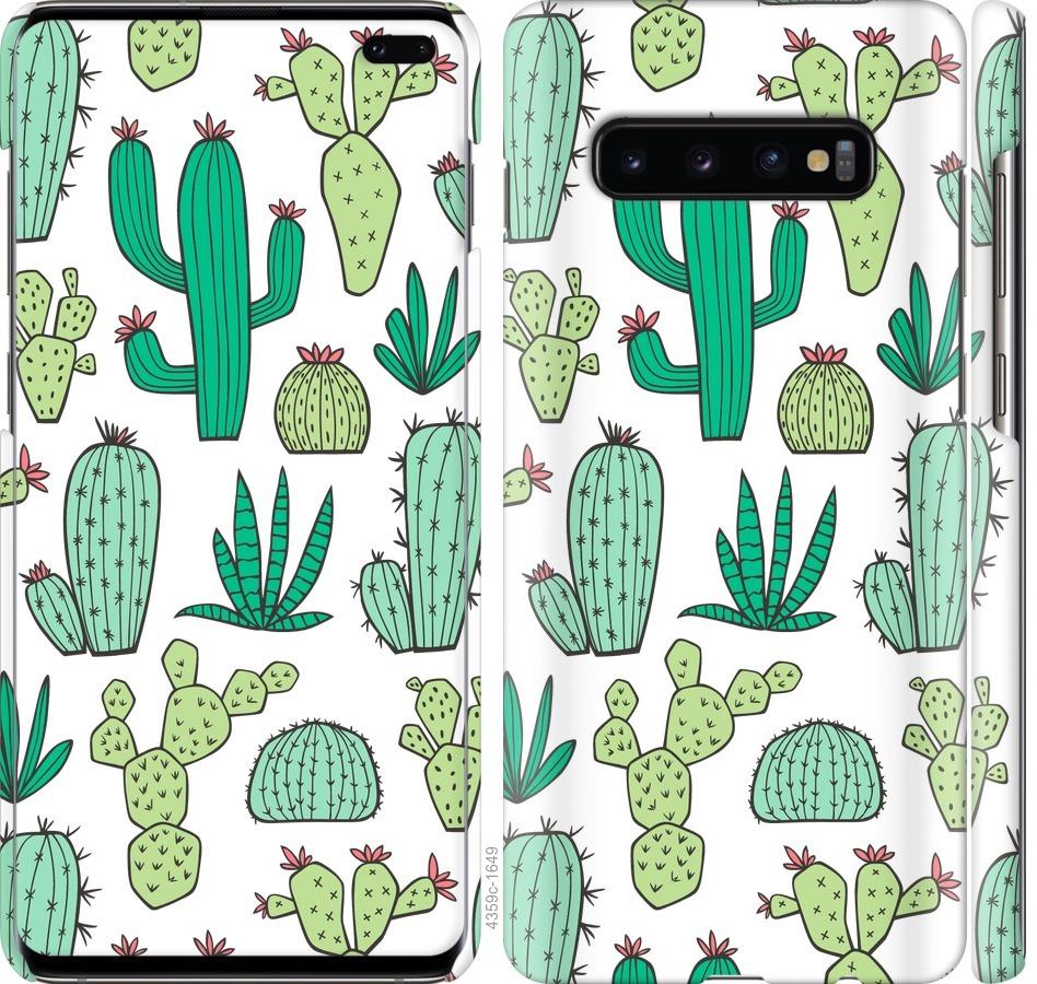 

Чехол на Samsung Galaxy S10 Plus кактусы 2