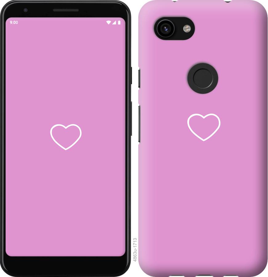 

Чохол на Google Pixel 3a XL серце 2