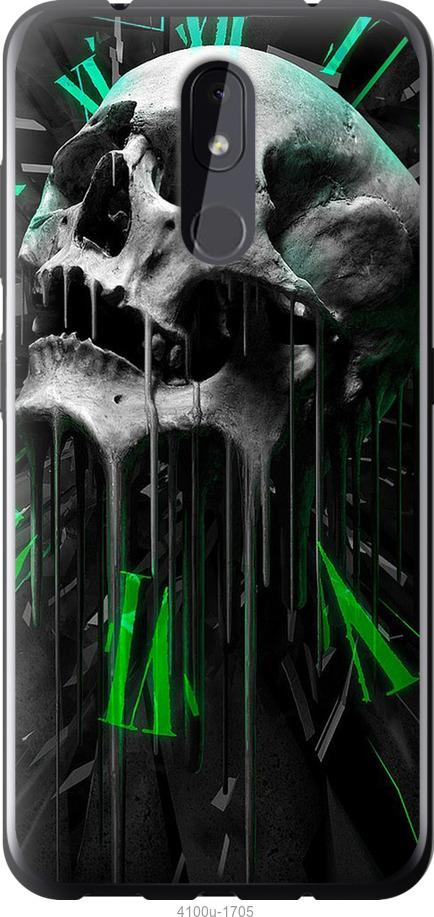 

Чехол на Nokia 3.2 Череп-часы