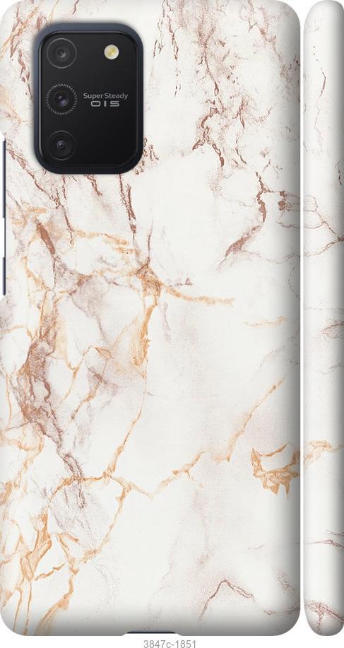 

Чехол на Samsung Galaxy S10 Lite 2020 Белый мрамор