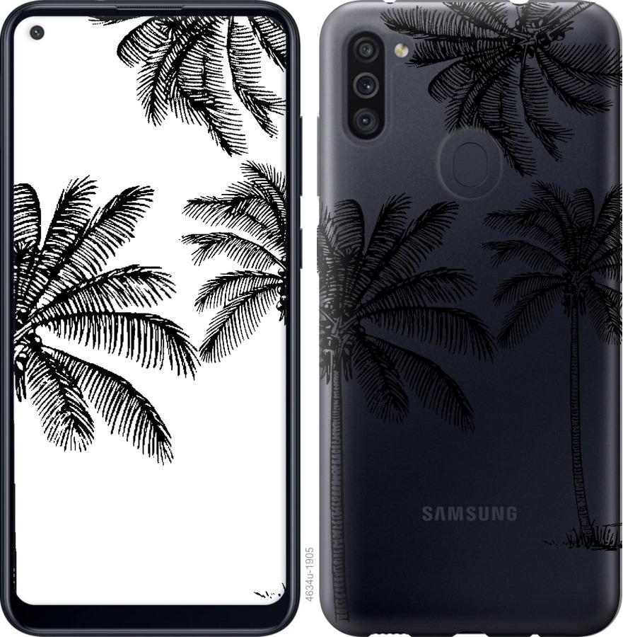 Чехол на Samsung Galaxy A11 A115F Пальмы1