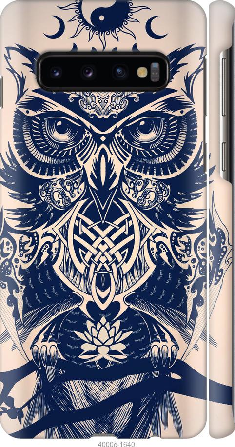 

Чехол на Samsung Galaxy S10 Узорчатая сова
