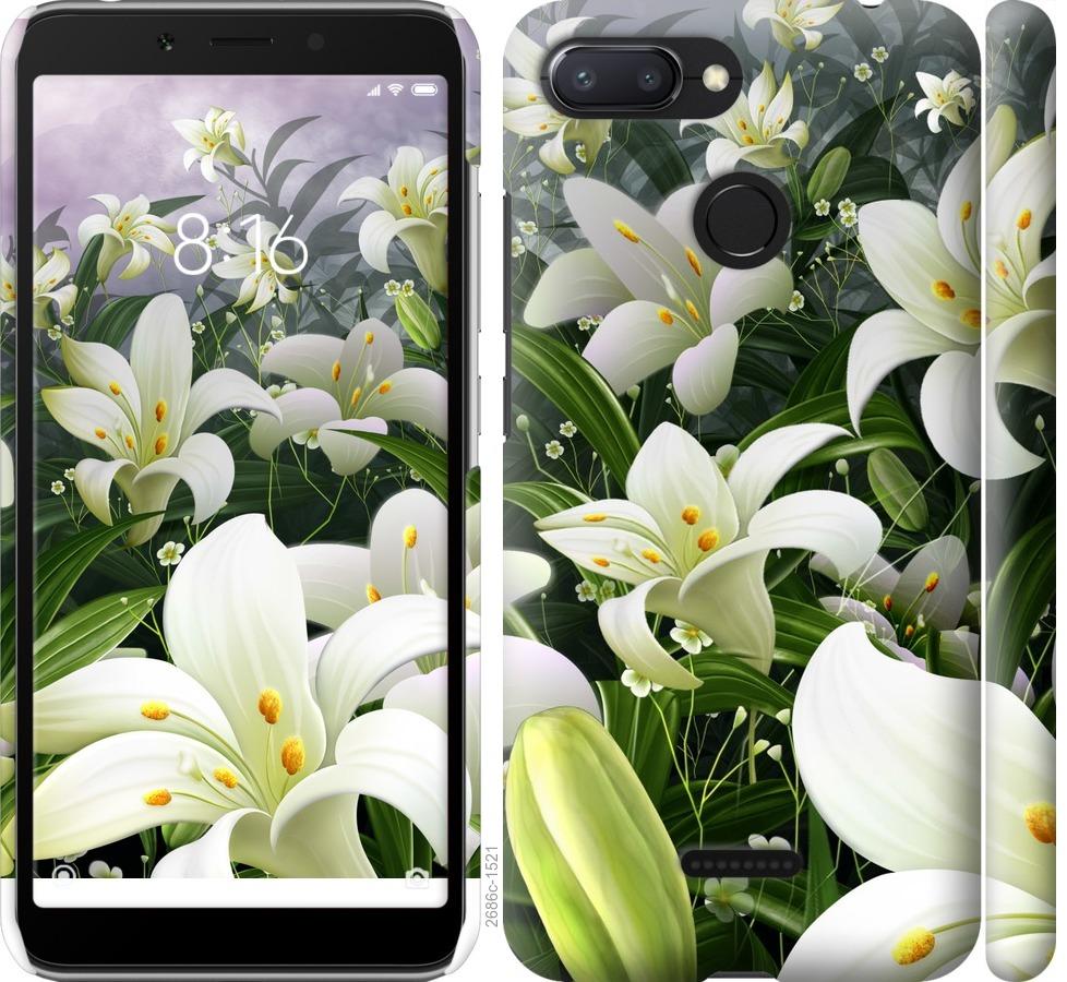 

Чохол на Xiaomi Redmi 6 білі лілії