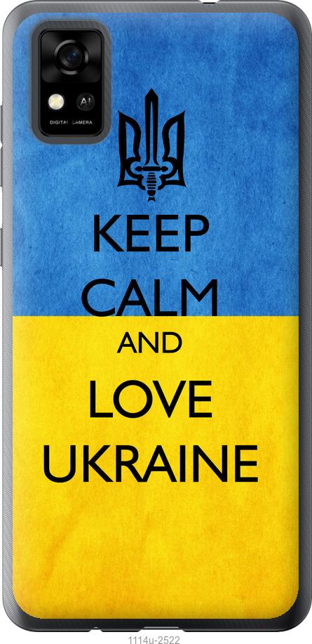 

Чохол на ZTE Blade A31 Keep calm and love Ukraine v2