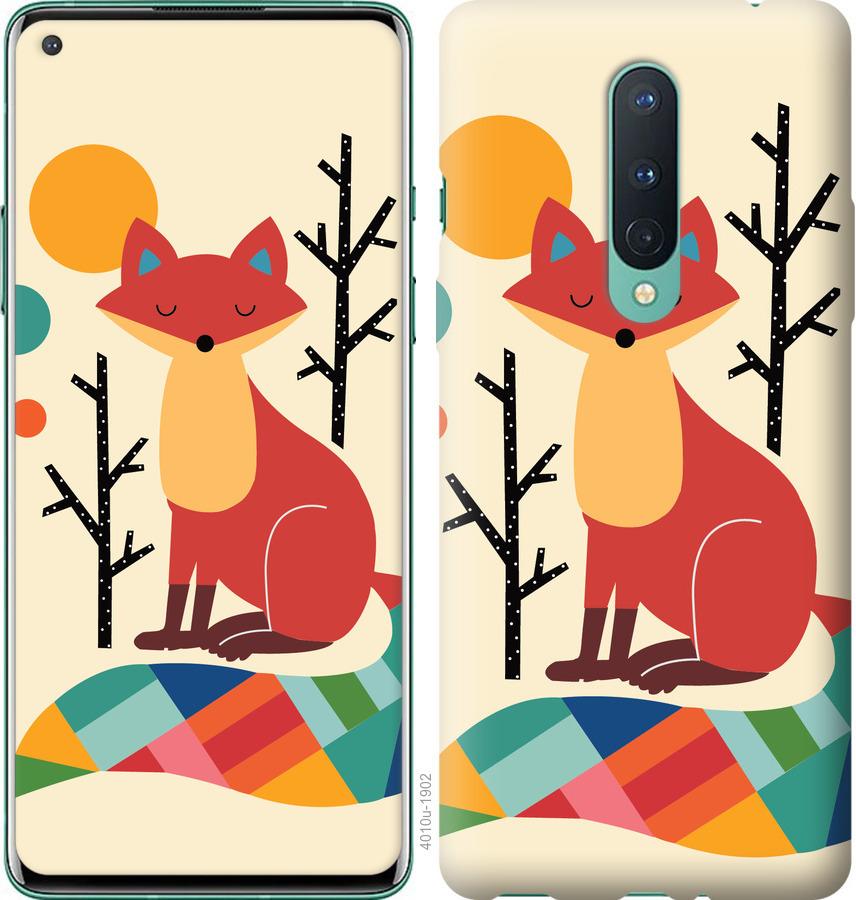 

Чехол на OnePlus 8 Rainbow fox