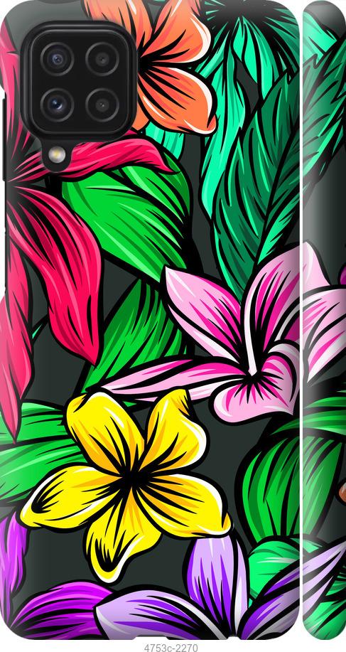 Чохол на Samsung Galaxy A22 A225F Тропічні квіти 1