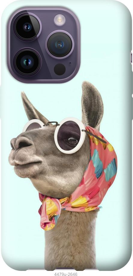 Чохол на iPhone 14 Pro Модна лама