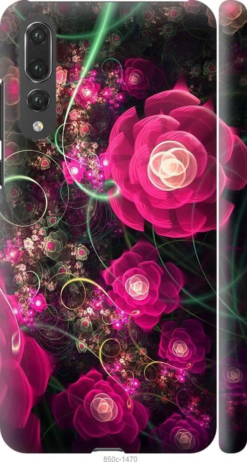 

Чехол на Huawei P20 Pro Абстрактные цветы 3