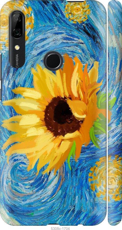 

Чохол на Huawei P Smart Z Квіти жовто-блакитні