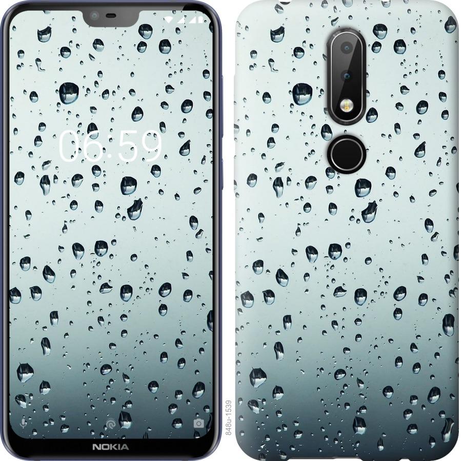 

Чехол на Nokia 6.1 Plus Стекло в каплях