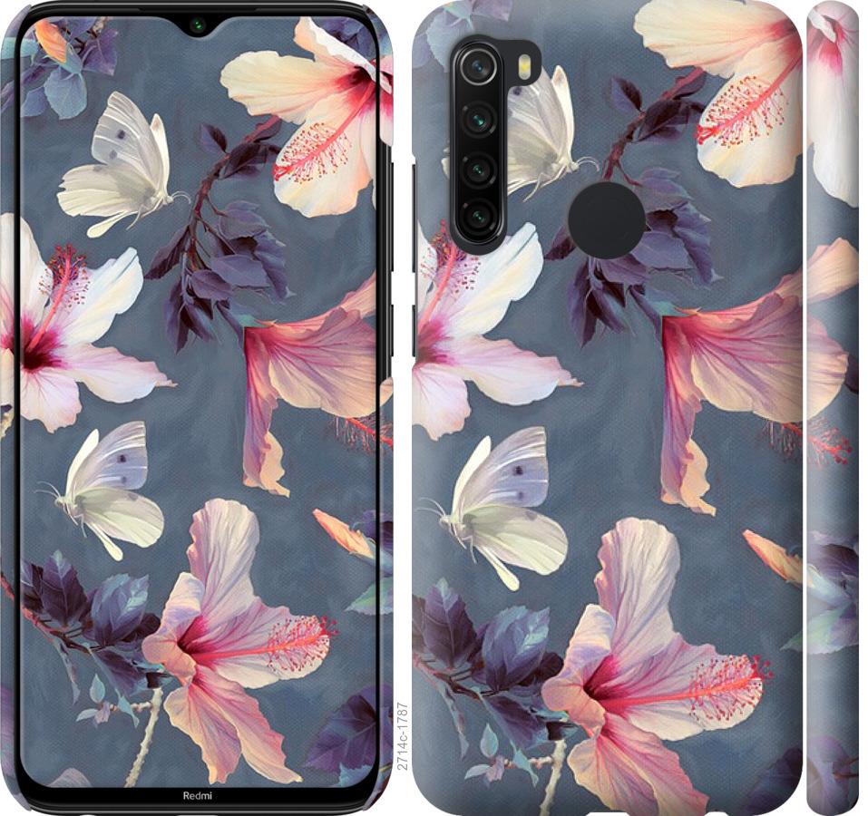 

Чохол на Xiaomi Redmi Note 8 Намальовані квіти