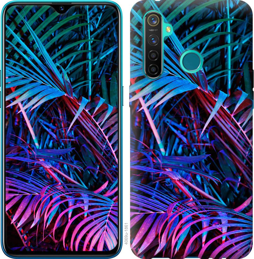 

Чохол на Realme 5 Pro Папороть під ультрафіолетом