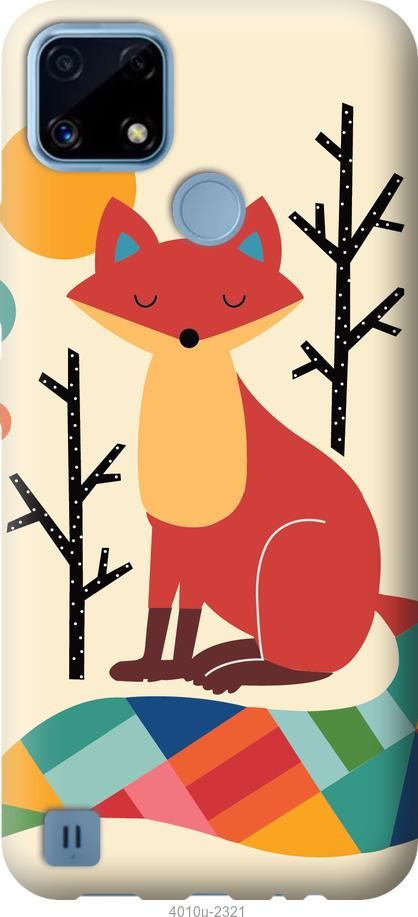 

Чехол на Realme C21 Rainbow fox