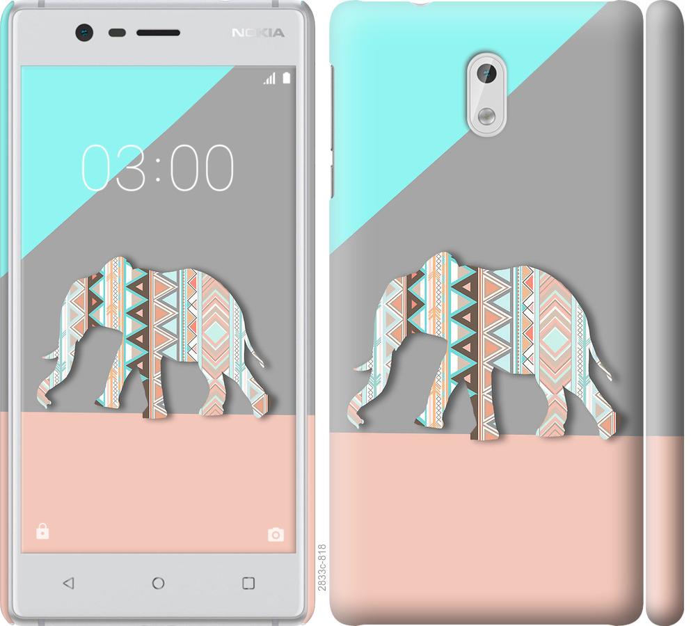 

Чохол на Nokia 3 Візерунчастий слон