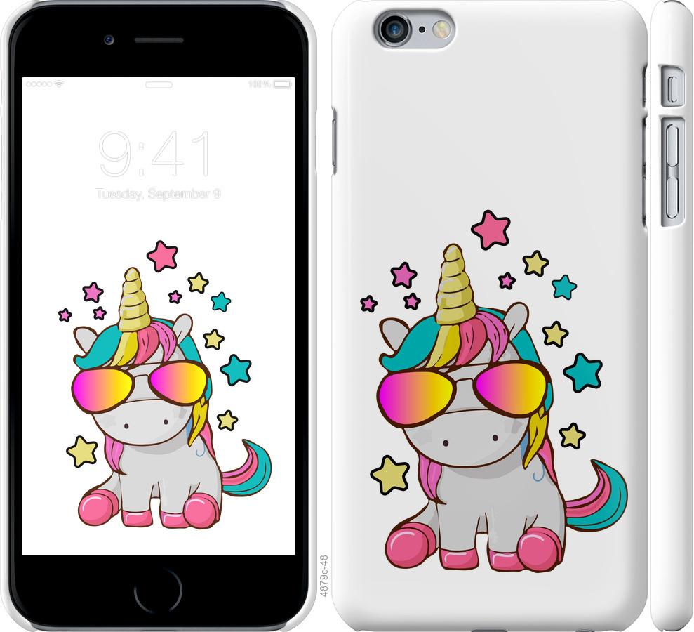 

Чехол на iPhone 6 Plus Единорог в очках