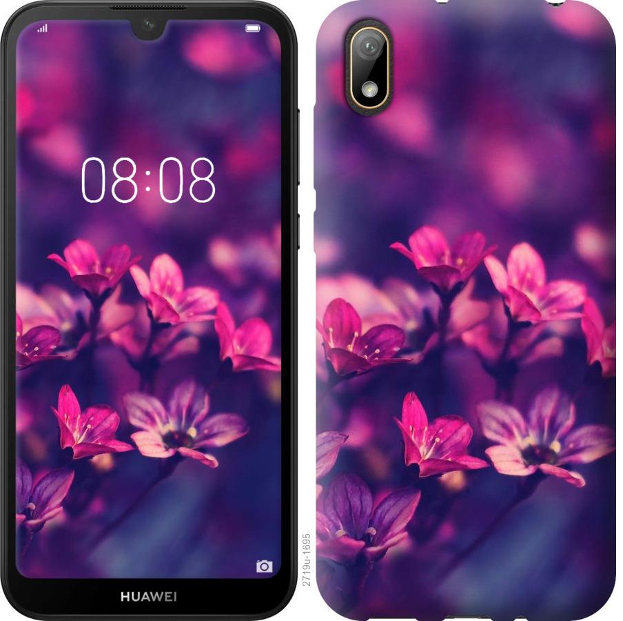 

Чохол на Huawei Y5 2019 Пурпурні квіти