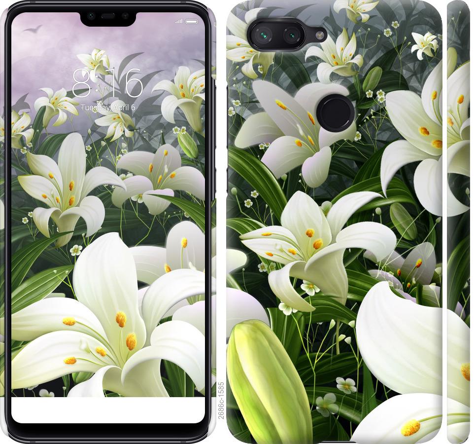 

Чохол на Xiaomi Mi 8 Lite білі лілії
