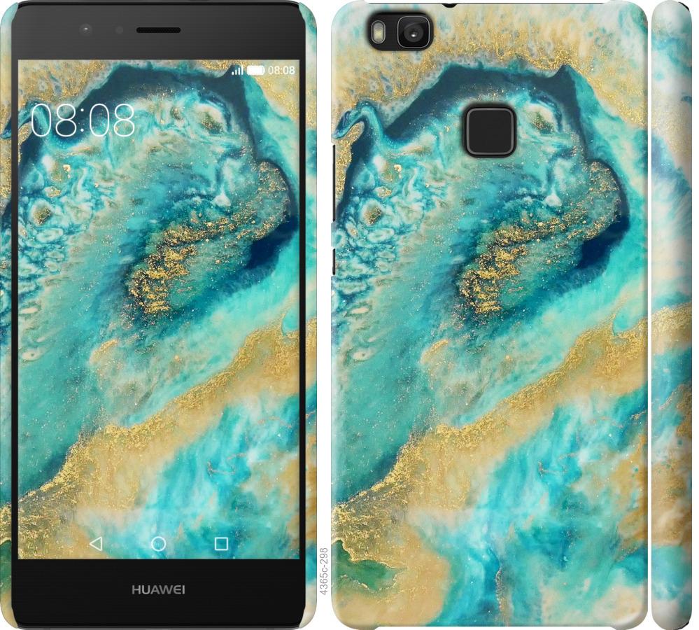 

Чохол на Huawei P9 Lite Green marble