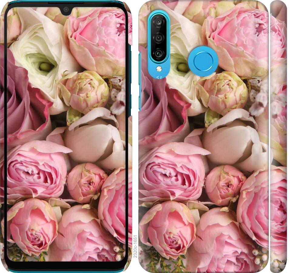 

Чехол на Huawei P30 Lite Розы v2