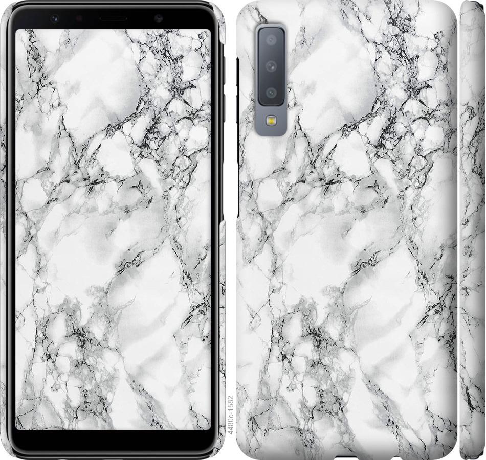 

Чохол на Samsung Galaxy A7 (2018) A750F мармур білий