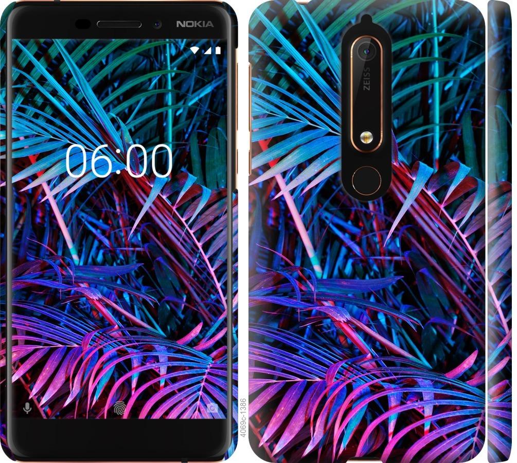 

Чохол на Nokia 6 2018 Папороть під ультрафіолетом