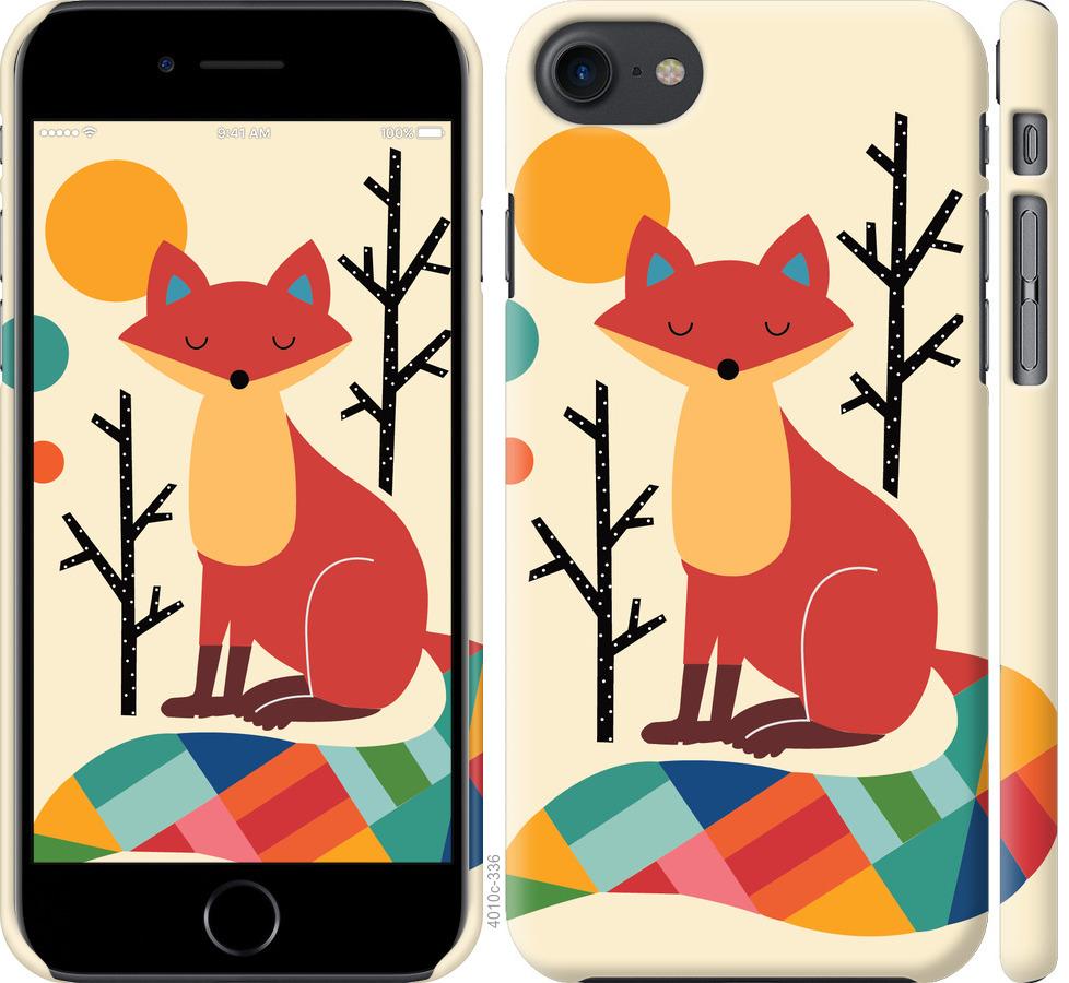 

Чехол на iPhone SE 2020 Rainbow fox