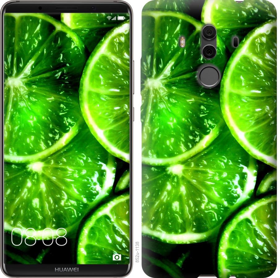 

Чохол на Huawei Mate 10 Pro Зелені часточки лимона
