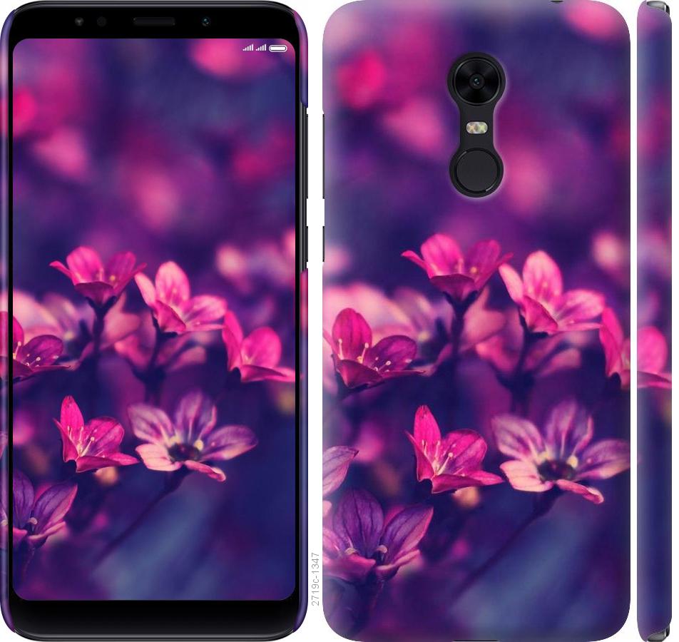 

Чохол на Xiaomi Redmi 5 Plus Пурпурні квіти