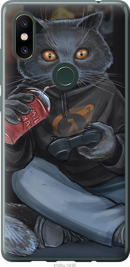 

Чехол на Xiaomi Mi Mix 2s gamer cat