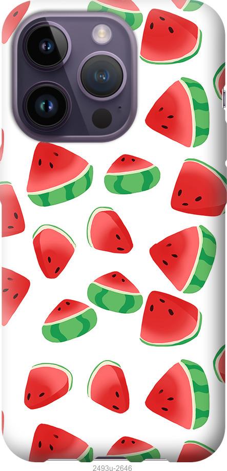 Чохол на iPhone 14 Pro Кавун