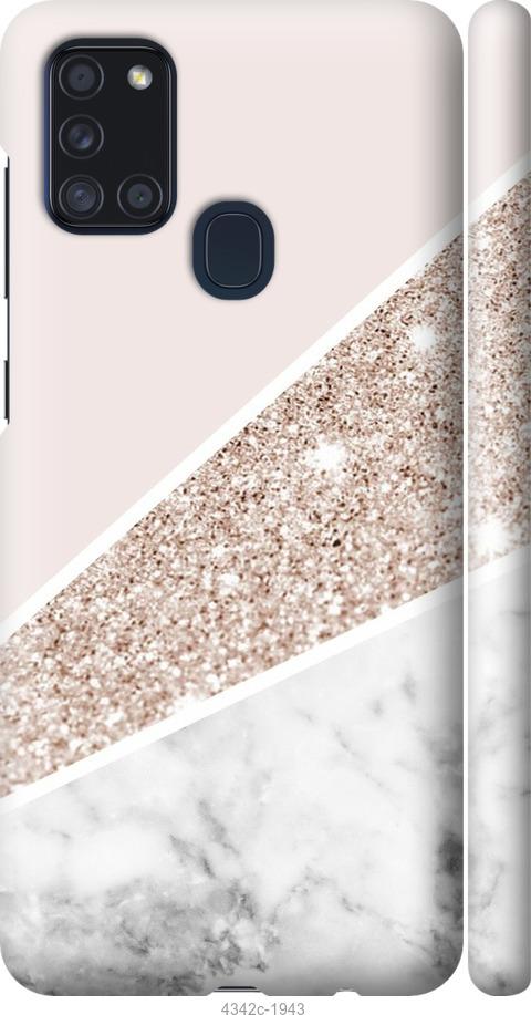 

Чехол на Samsung Galaxy A21s A217F Пастельный мрамор