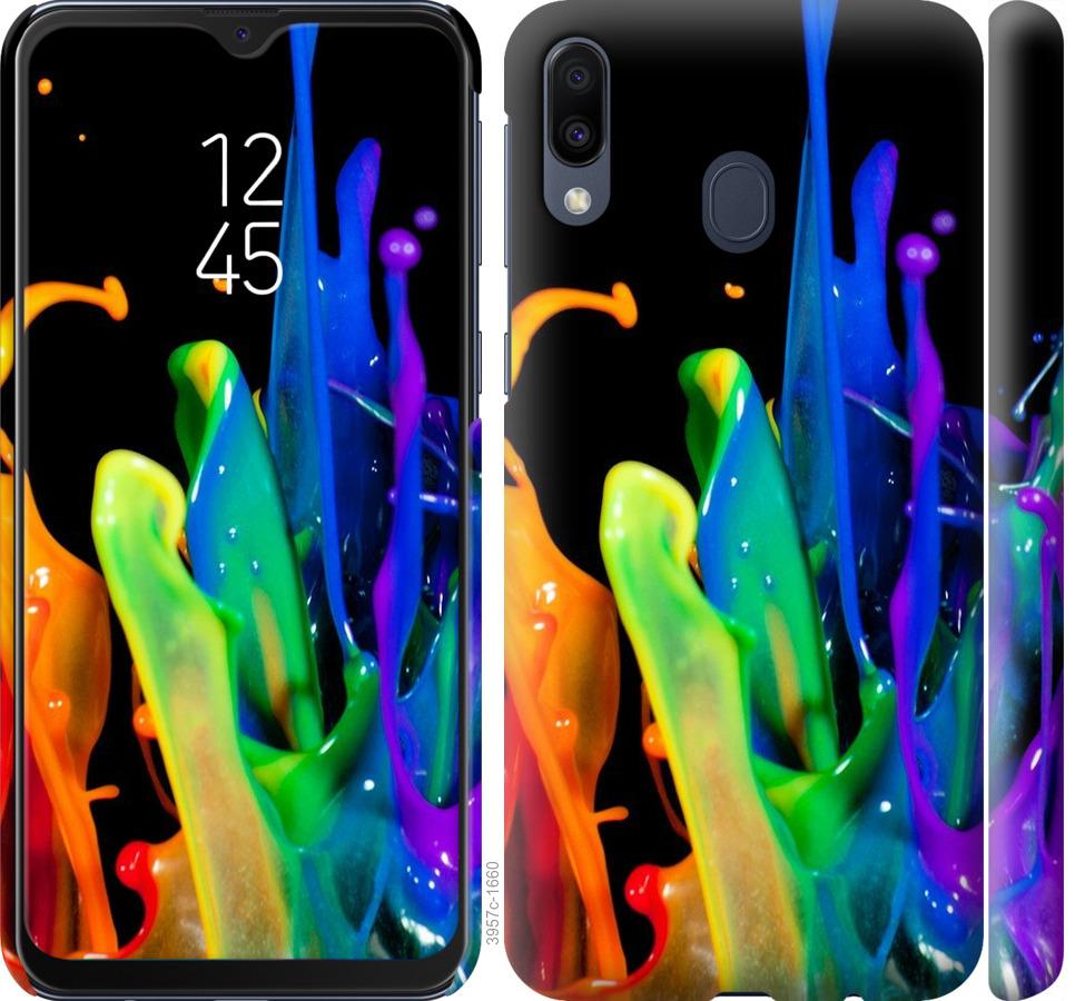 

Чохол на Samsung Galaxy M20 бризки фарби