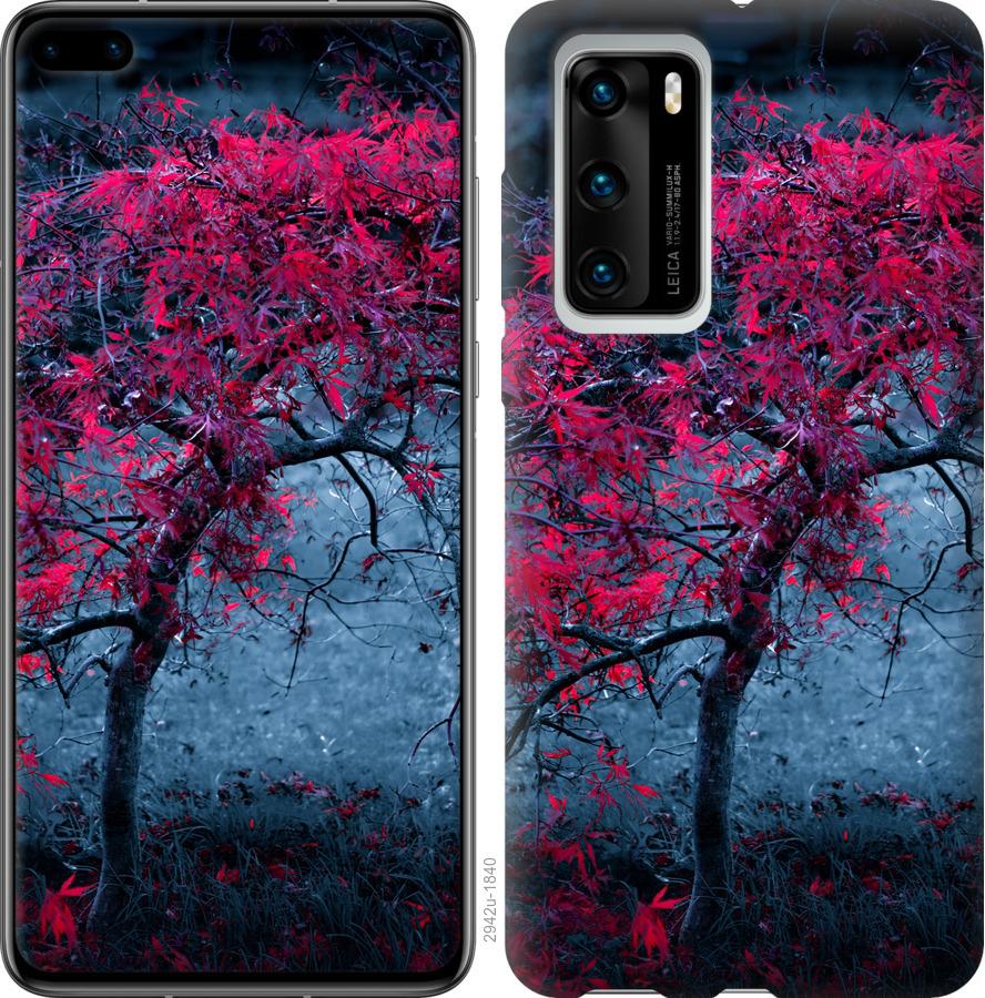 

Чохол на Huawei P40 Дерево з яскравими листям