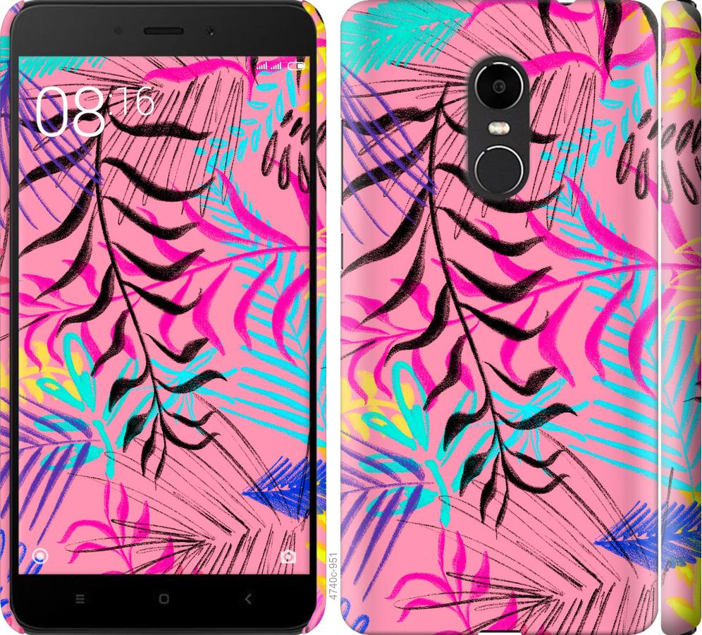 

Чохол на Xiaomi Redmi Note 4X Рослинний візерунок 2