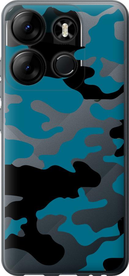 

Чохол на Tecno Spark Go 2023 BF7 Камуфляж прозорий фон