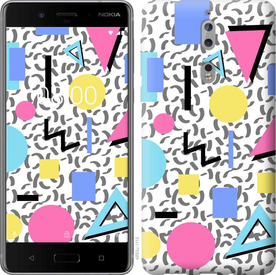 

Чехол на Nokia 8 Color shapes