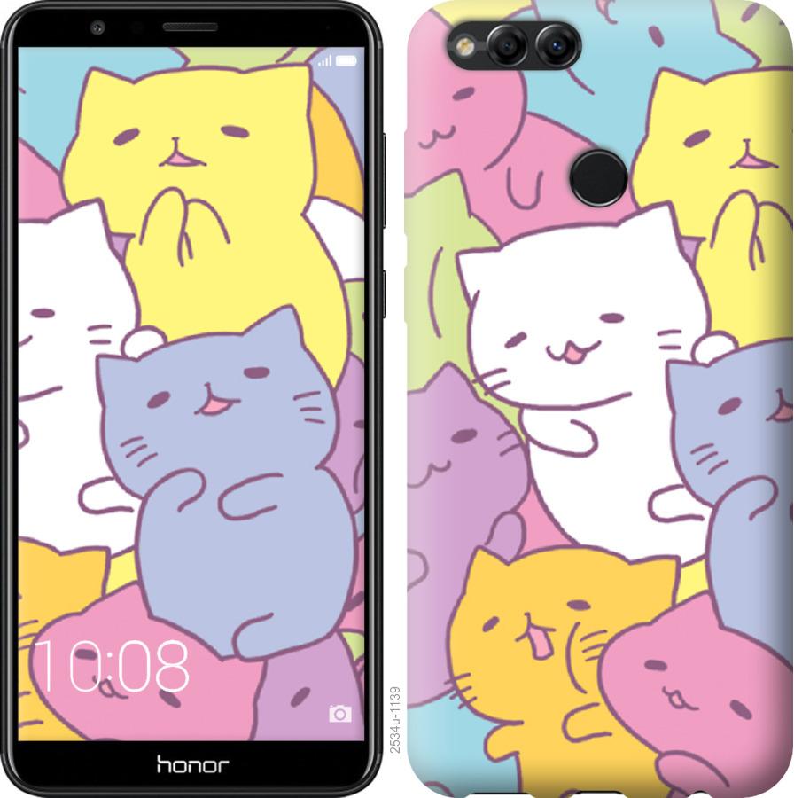 

Чехол на Huawei Honor 7X Котики
