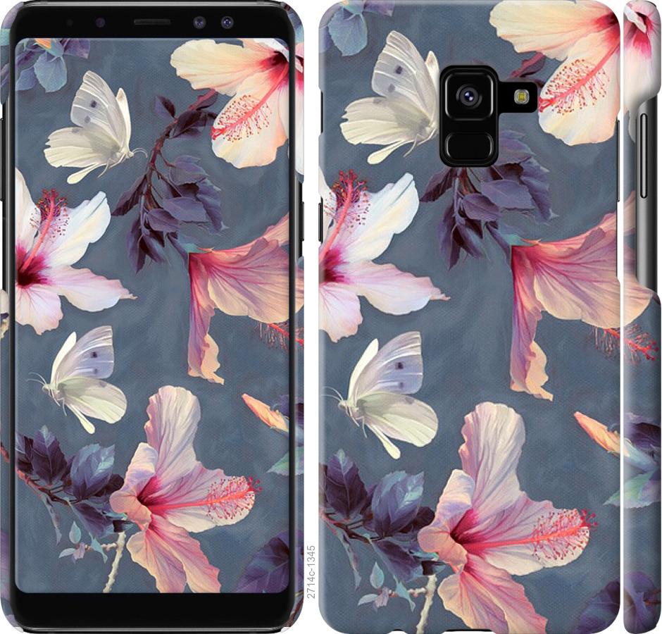 

Чохол на Samsung Galaxy A8 Plus 2018 A730F Намальовані квіти