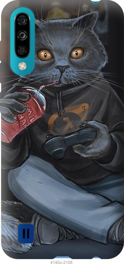

Чехол на ZTE Blade A7 2020 gamer cat