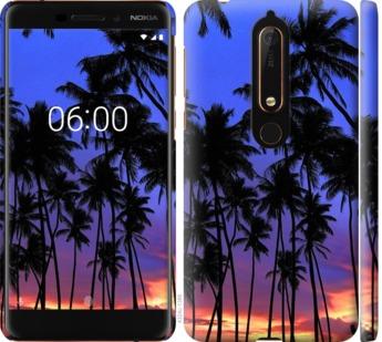 

Чехол на Nokia 6.1 Пальмы